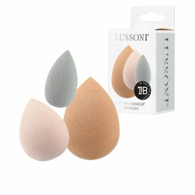 Esponja para Maquillaje Lussoni Multicolor (3 Piezas)