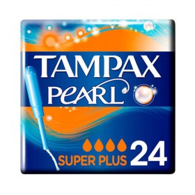 Pack de Tampones Pearl Super Plus Tampax Tampax Pearl (24 uds)