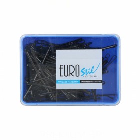 Accesorios para el Pelo Eurostil Clips Negro 70 mm