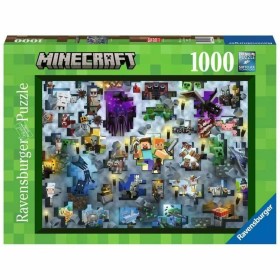 Puzzle Minecraft Mobs 17188 Ravensburger 1000 Peça
