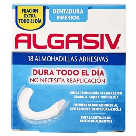 Almofadas Adesivas para Dentaduras INFERIOR Algasiv ALGASIV