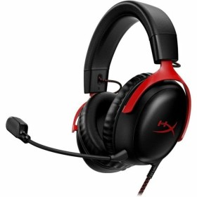 Headphones with Microphone Hyperx 727A9AA Red Red/