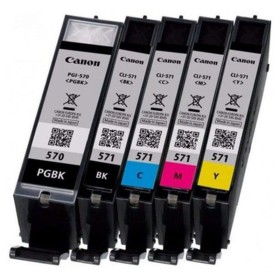 Compatible Ink Cartridge Canon PGI570/CLI571 Yellow Black Cyan