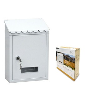 Caixa de correio EDM Standard Aço Branco (21 x 6 x