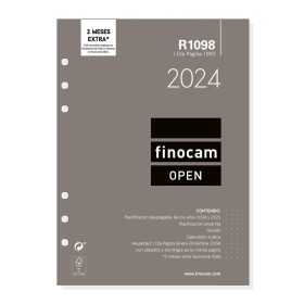 Diary Refill Finocam Open R1098 2024 White 15,5 x 