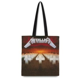 Bolso de Hombro Rocksax Metallica Algodón 37 x 42 cm