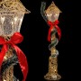 LED Lantern Christmas Multicolour Golden Metal 20 
