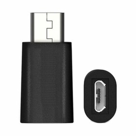 USB C to Micro USB 2.0 Adapter Ewent EW9645 5V Black