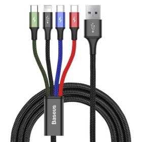 Câble USB vers Micro USB, USB-C et Lightning Baseus CA1T4-B01