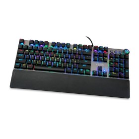 Keyboard Ibox AURORA K-4 Black Black/Silver QWERTY