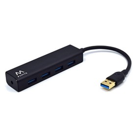 Hub USB Ewent EW1136 4 x USB 3.0 Negro