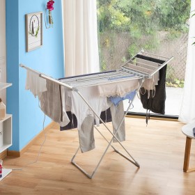 Folding Electric Drying Rack with Wings Drywing In