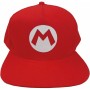 Gorra Unisex Super Mario Badge 58 cm Rojo Talla única