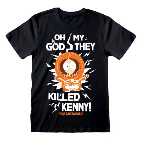 Camiseta de Manga Corta South Park They Killed Kenny Negro