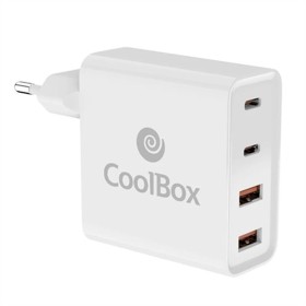 Cable USB CoolBox COO-CUAC-100P Blanco