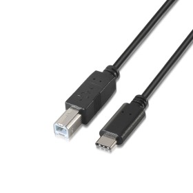 Cable USB C a USB B Aisens A107-0054 2 m Negro