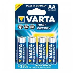 Pila Alcalina Varta LR6 AA 1,5 V 2930 mAh High Energy (4 pcs)
