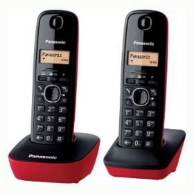 Telefone sem fios Panasonic KX-TG1612SPR DECT Negro