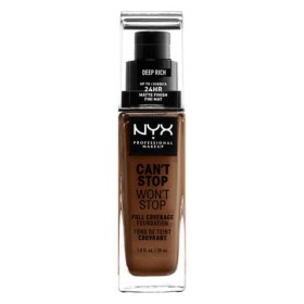 Base de Maquillaje Cremosa NYX Can't Stop Won't Stop deep rich