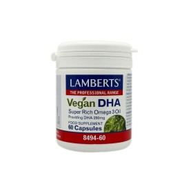Complemento Alimenticio Lamberts Vegan DHA Omega 3 60 Cápsulas Lamberts - 1