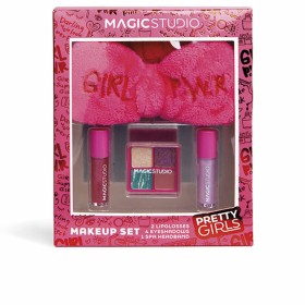 Set de Maquillaje Infantil Magic Studio Pretty Girls 4 Piezas