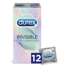 Preservativos Invisible Extra Lubrificados Durex Invisible (12