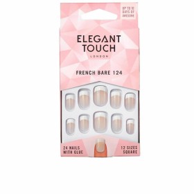 Faux ongles Elegant Touch French S 24 Pièces (24 uds)