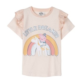 Kurzarm-T-Shirt für Kinder Peppa Pig Hellrosa