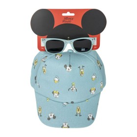 Conjunto de boné e óculos de sol Mickey Mouse Azul (54 cm) 2