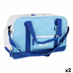 Bolsa de Deporte con Portazapatos LongFit Care Azul/Blanco (2