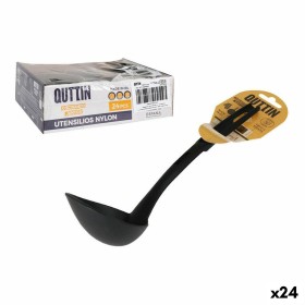 Ladle Quttin Quttin Black 30 x 8,5 cm (24 Units)