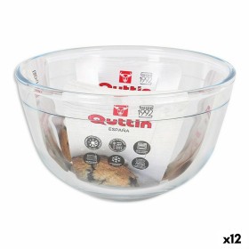 Mixing Bowl Quttin Glass 1,1 L Transparent (12 Units)