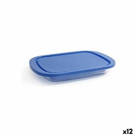 Lunchbox Borgonovo Igloo Blau rechteckig 800 ml 26 x 18,5 x 3,4