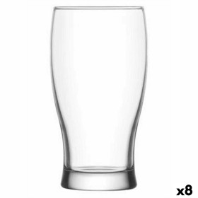 Vaso para Cerveza LAV Belek Transparente Cristal 6 Piezas (8