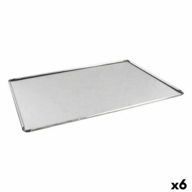 Ofenpfanne VR Silberfarben Aluminium rechteckig 40 x 28 x 0,5