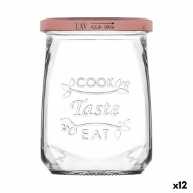 Tarro de Cristal Transparente Inde Tasty Con Tapa 550 ml (12