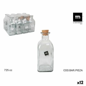 Botella de Cristal La Mediterránea Medi Tapón 725 ml (12