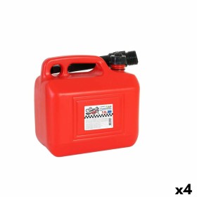 Tanque para Combustible con Embudo Continental Self Rojo 5 L (4