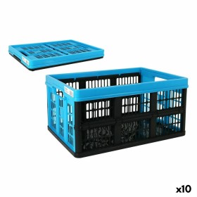 Caja Plegable con Asas Tontarelli Voilà Azul 53 x 37 x 27 cm