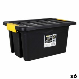 Stapelbare Organizer-Box Dem Brico mit Deckel 40 L 52 x 35 x 26