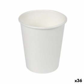 Set de Vasos Algon Cartón Desechables Blanco 36 Unidades (50