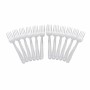 Set de tenedores reutilizables Algon Transparente Plástico 36