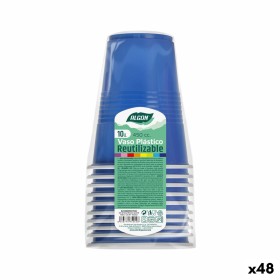 Set de vasos reutilizables Algon Azul 48 Unidades 450 ml (10
