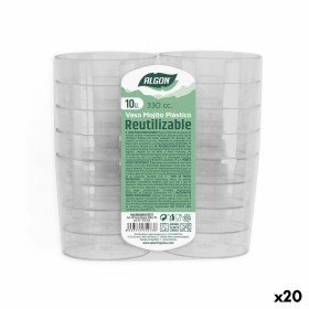 Set de vasos reutilizables Algon 3,3 L Transparente Mojito 20