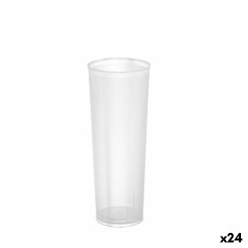 Set de vasos reutilizables Algon Transparente 24 Unidades 330