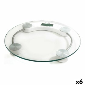 Báscula Digital de Baño Basic Home Transparente 33 x 3,5 cm (6