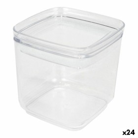 Tarro Quttin Hermético Transparente Plástico 750 ml (24