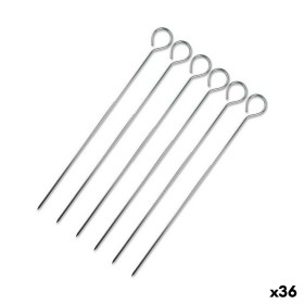 Set de Pinchos para Barbacoa Wooow Metal 6 Piezas 20 cm (36