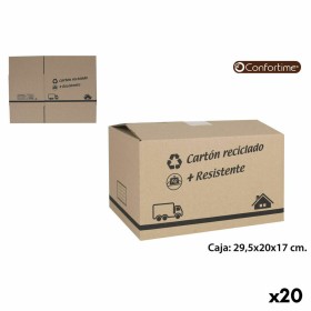 Caja Multiusos Confortime Cartón (20 Unidades) (29,5 x 20 x 17