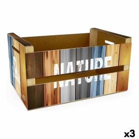 Caja de Almacenaje Confortime Nature (3 Unidades) (44 x 24,5 x